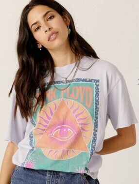 Daydreamer Pink Floyd Poster Weekend Crewneck Tee Size L